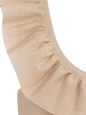 Rey one-shoulder lurex ruffled bikini - MC2 Saint Barth