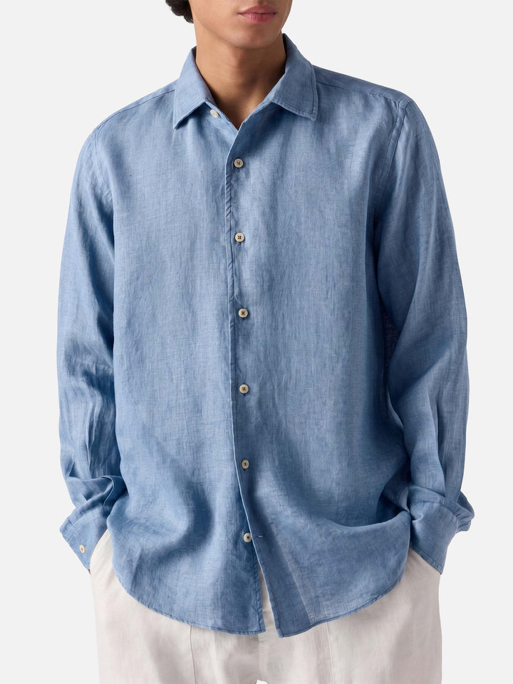 Camicia Raphael in chambray denim chiaro