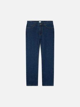 Jeans Riverdale azzurri in denim con finitura stone wash