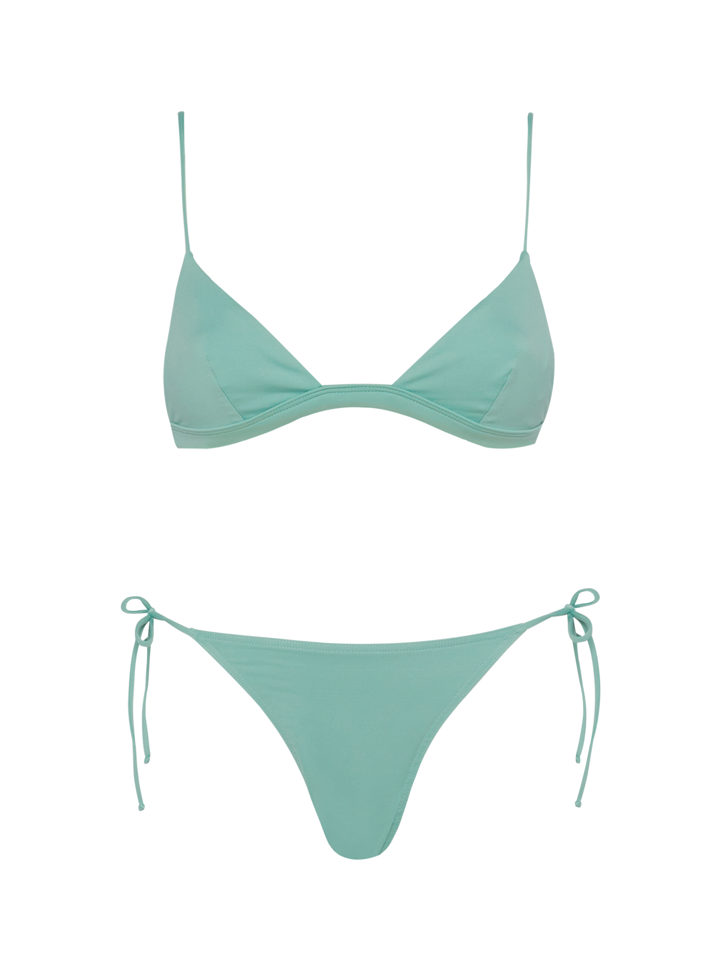 Rylie Marielle sage green bikini with triangle top and classic briefs - MC2 Saint Barth