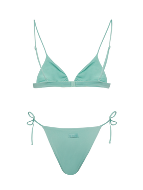 Rylie Marielle sage green bikini with triangle top and classic briefs - MC2 Saint Barth