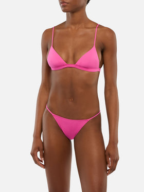 Bikini Rylie Jodene a triangolo color fucsia