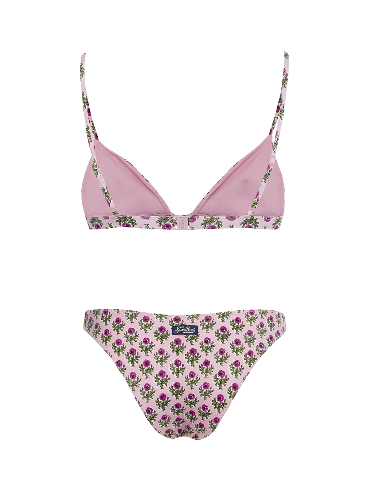 Woman flower triangle bikini Rylie Lido - MC2 Saint Barth