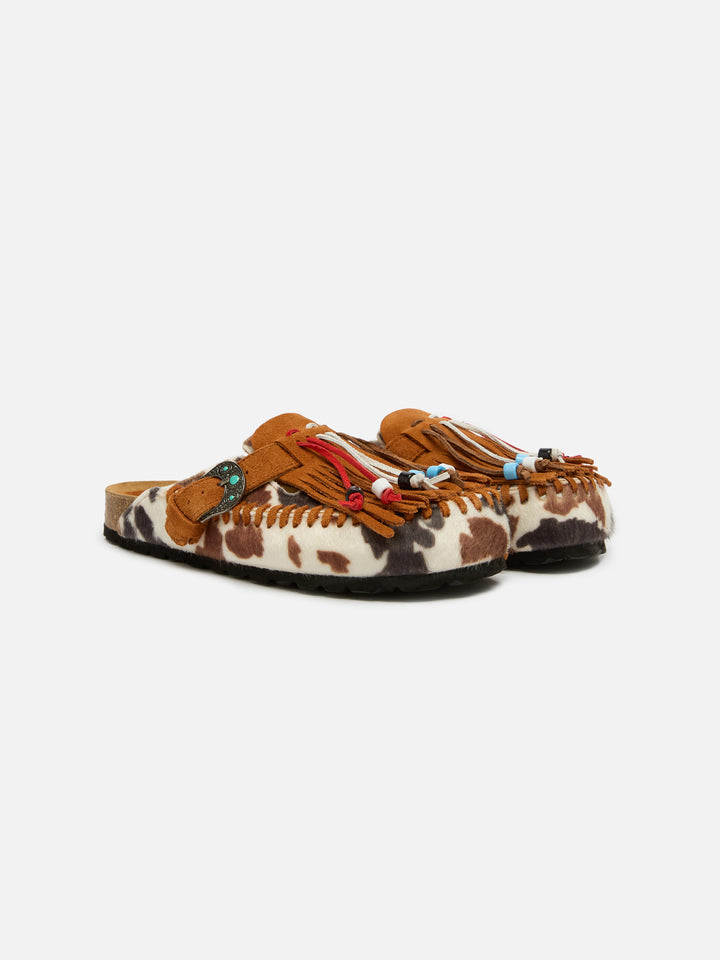 Caribe sandals in cavallino muccato | TAJI SPECIAL EDITION