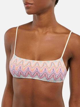 Sadie Raschel-Strick-Bralette