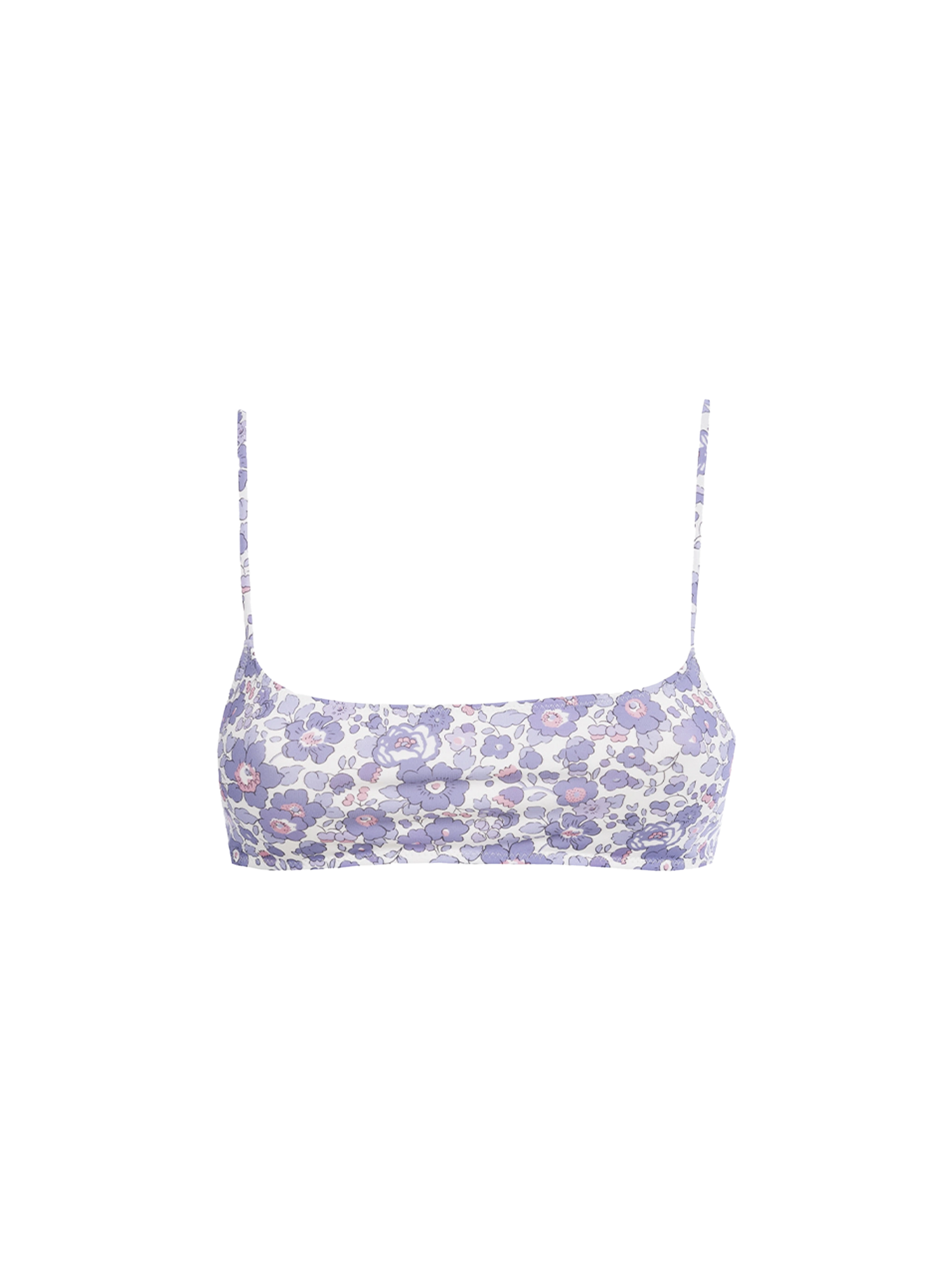 Woman Betsy bralette beach top Sadie| MADE WITH LIBERTY FABRIC - MC2 Saint Barth