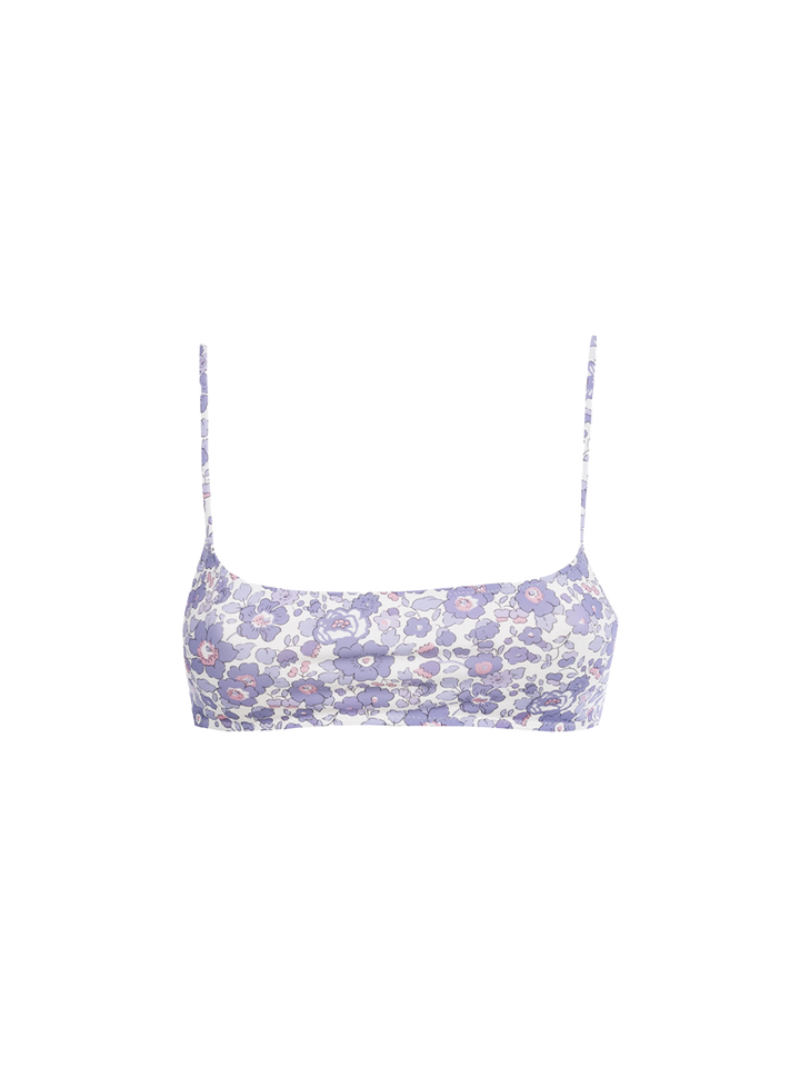 Woman Betsy bralette beach top Sadie| MADE WITH LIBERTY FABRIC - MC2 Saint Barth