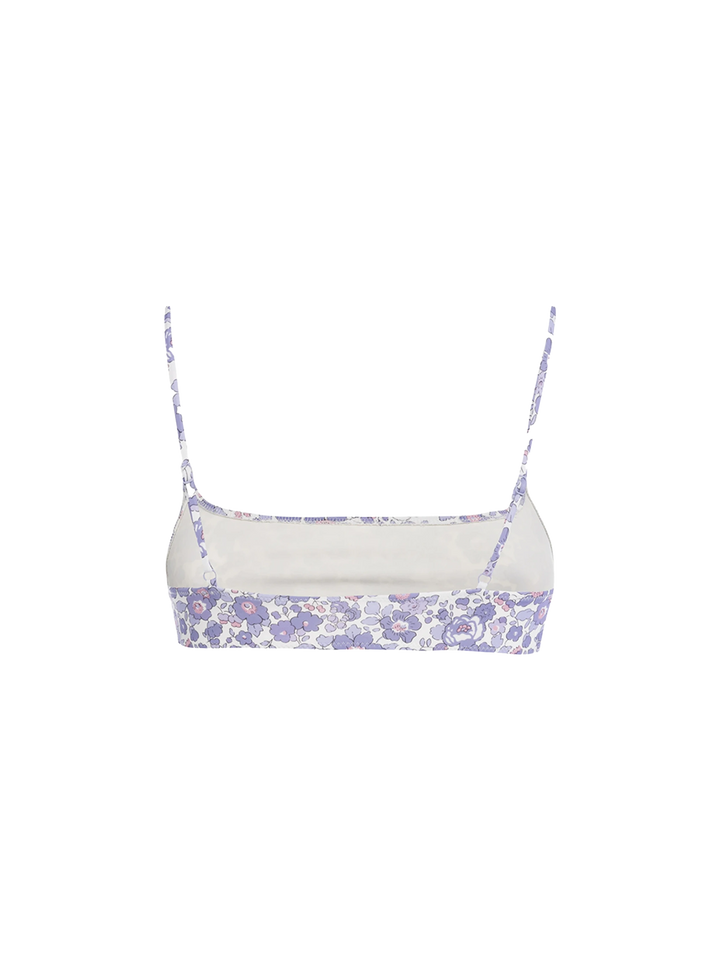 Woman Betsy bralette beach top Sadie| MADE WITH LIBERTY FABRIC - MC2 Saint Barth