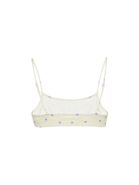 Sadie bralette top with polka dots print - MC2 Saint Barth