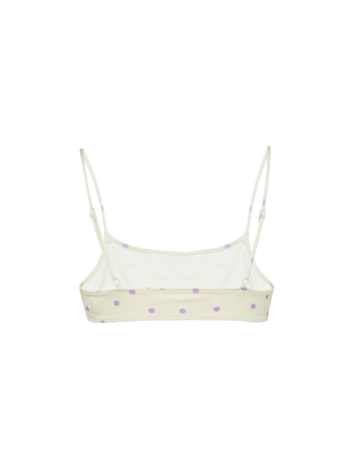 Sadie bralette top with polka dots print - MC2 Saint Barth