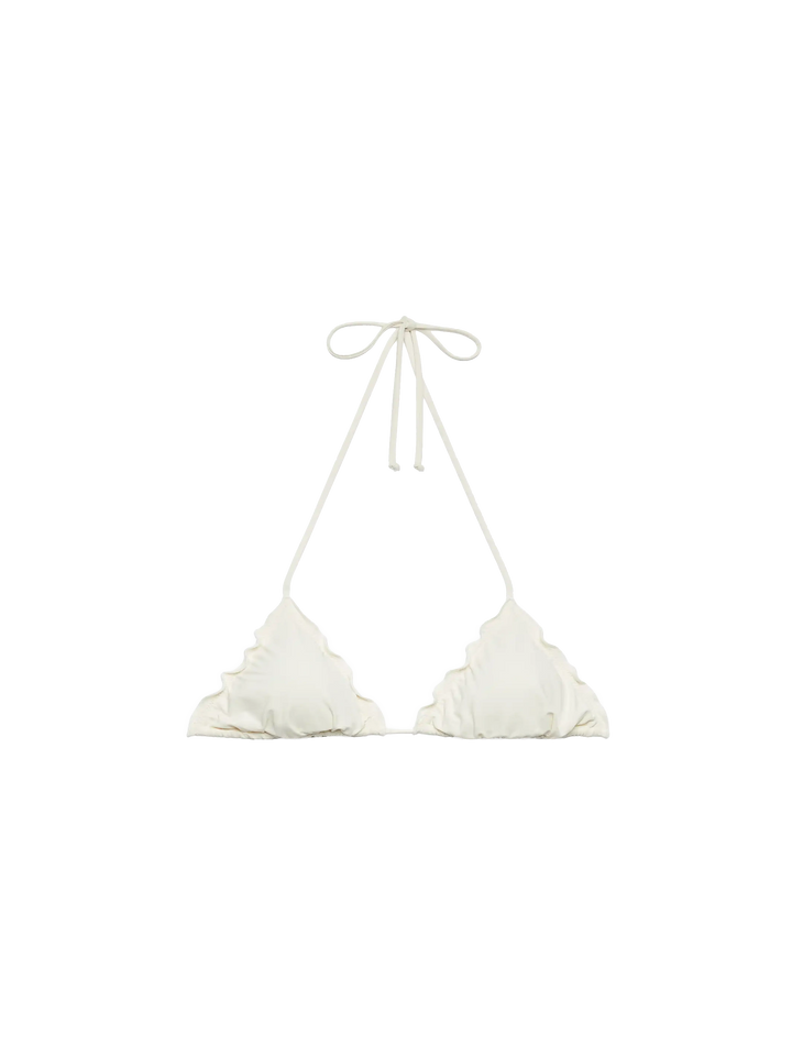 Sagittarius top triangolo classico color crema