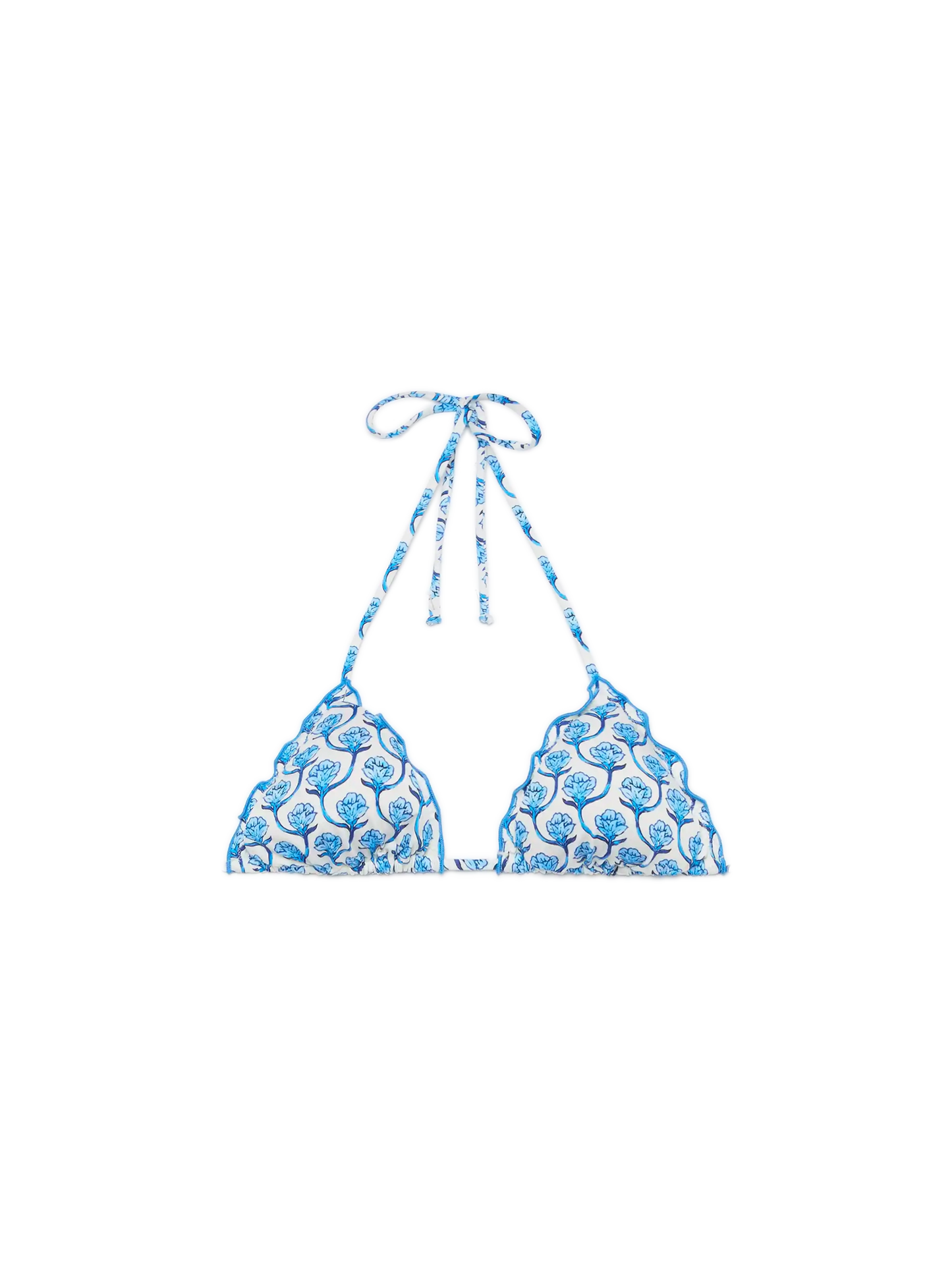 Sagittarius classic triangle top with floral print - MC2 Saint Barth