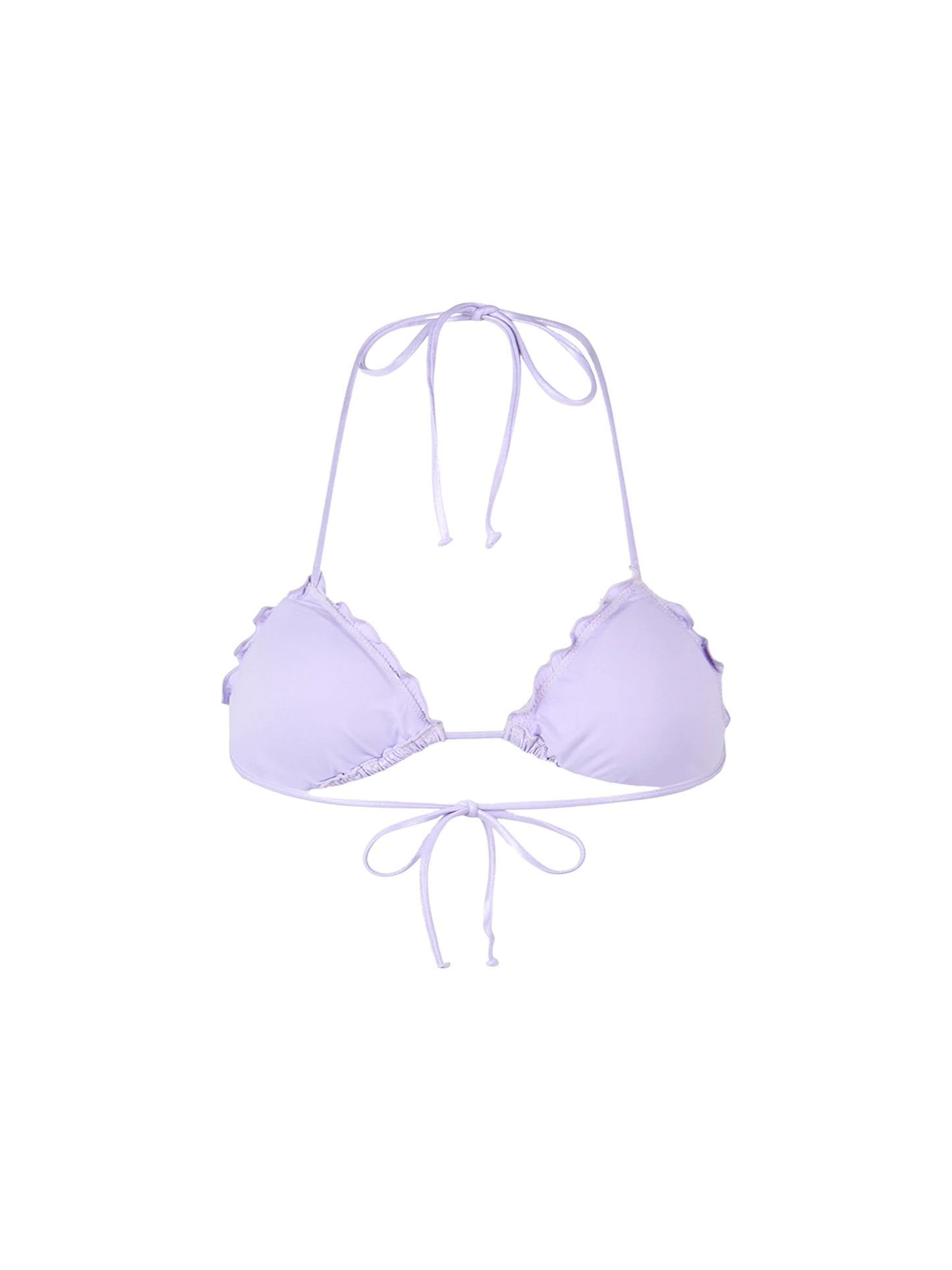 Woman lamina lilac triangle beach top Sagittarius - MC2 Saint Barth