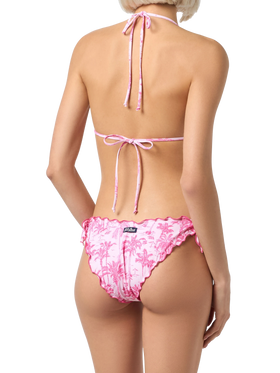 Woman toile de jouy classic triangle bikini Sagittarius Moon - MC2 Saint Barth
