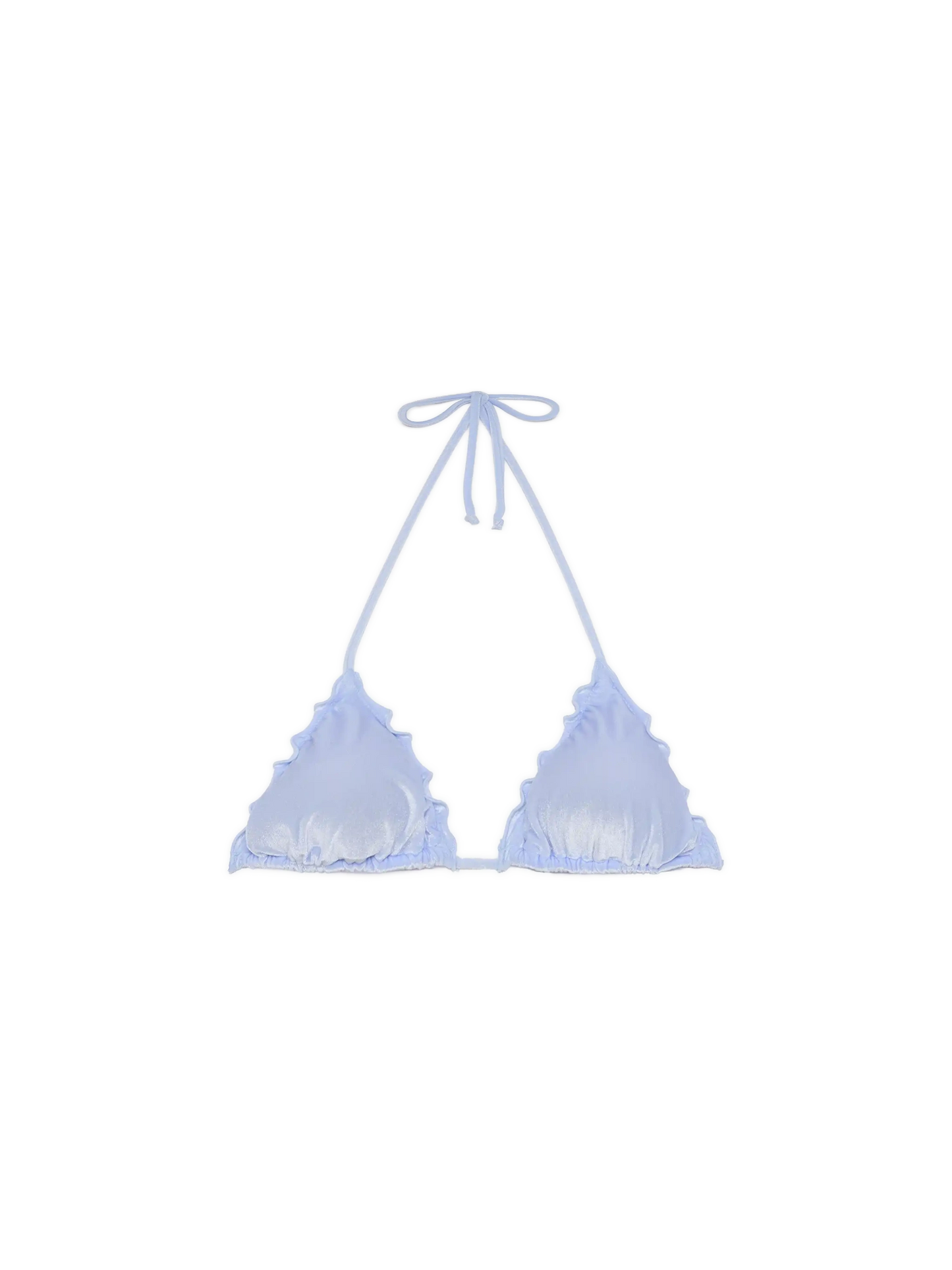 Sagittarius light blue velvet classic triangle top - MC2 Saint Barth