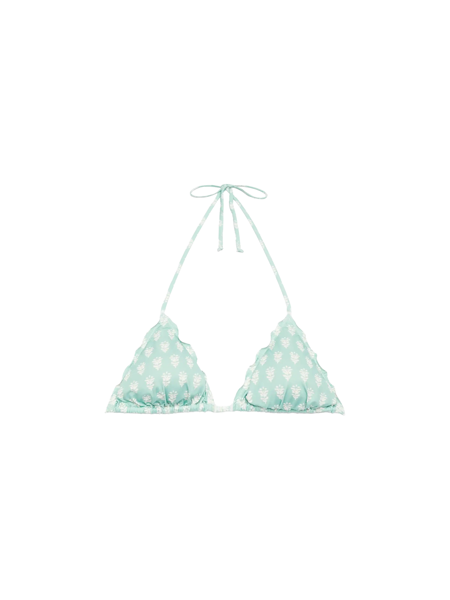 Sagittarius classic triangle top with floral print - MC2 Saint Barth