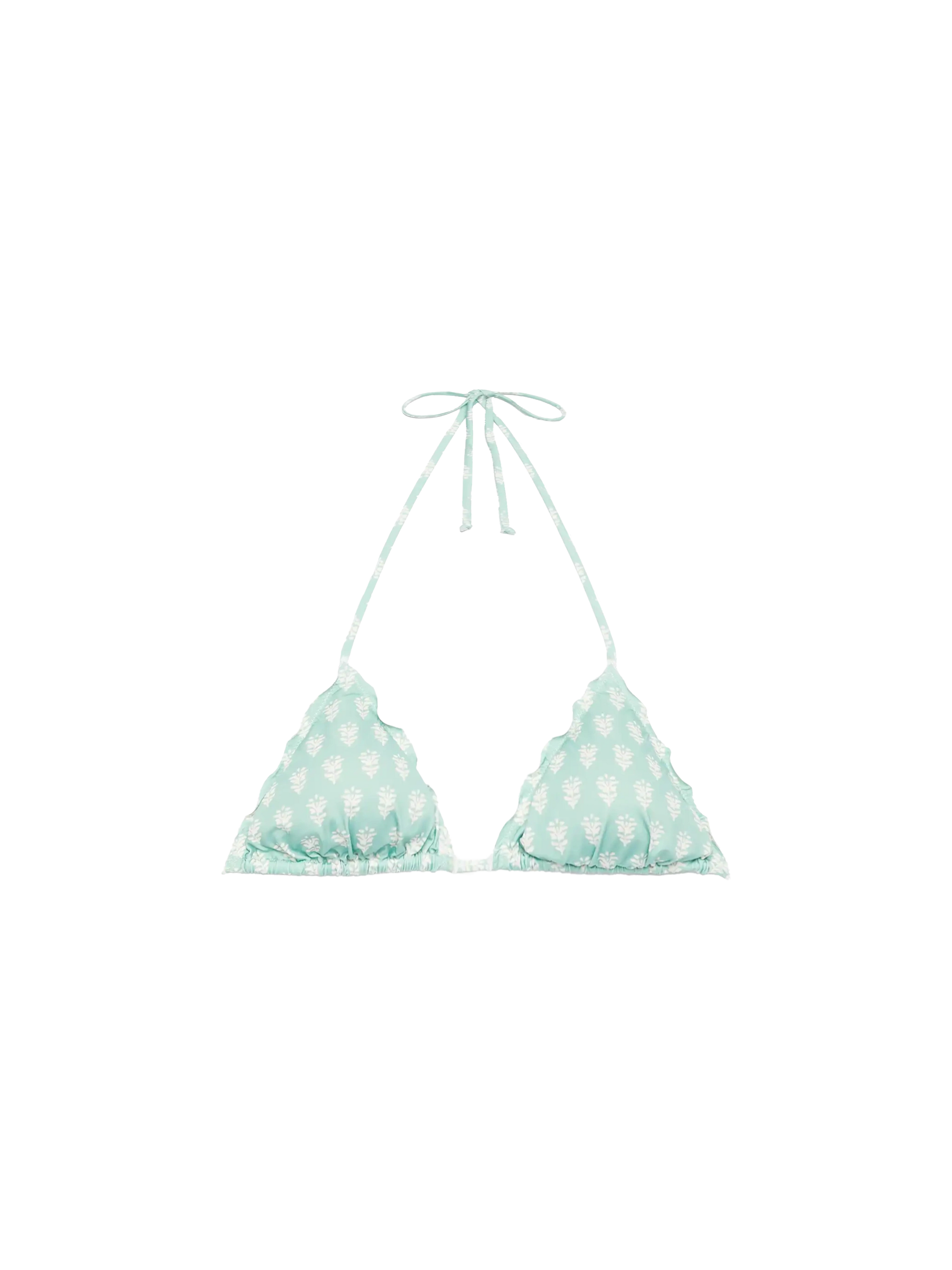 Sagittarius classic triangle top with floral print - MC2 Saint Barth