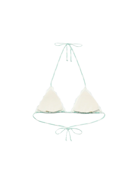 Sagittarius classic triangle top with floral print - MC2 Saint Barth