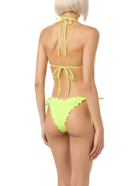 Woman fluo yellow cheeky swim briefs Miami - MC2 Saint Barth