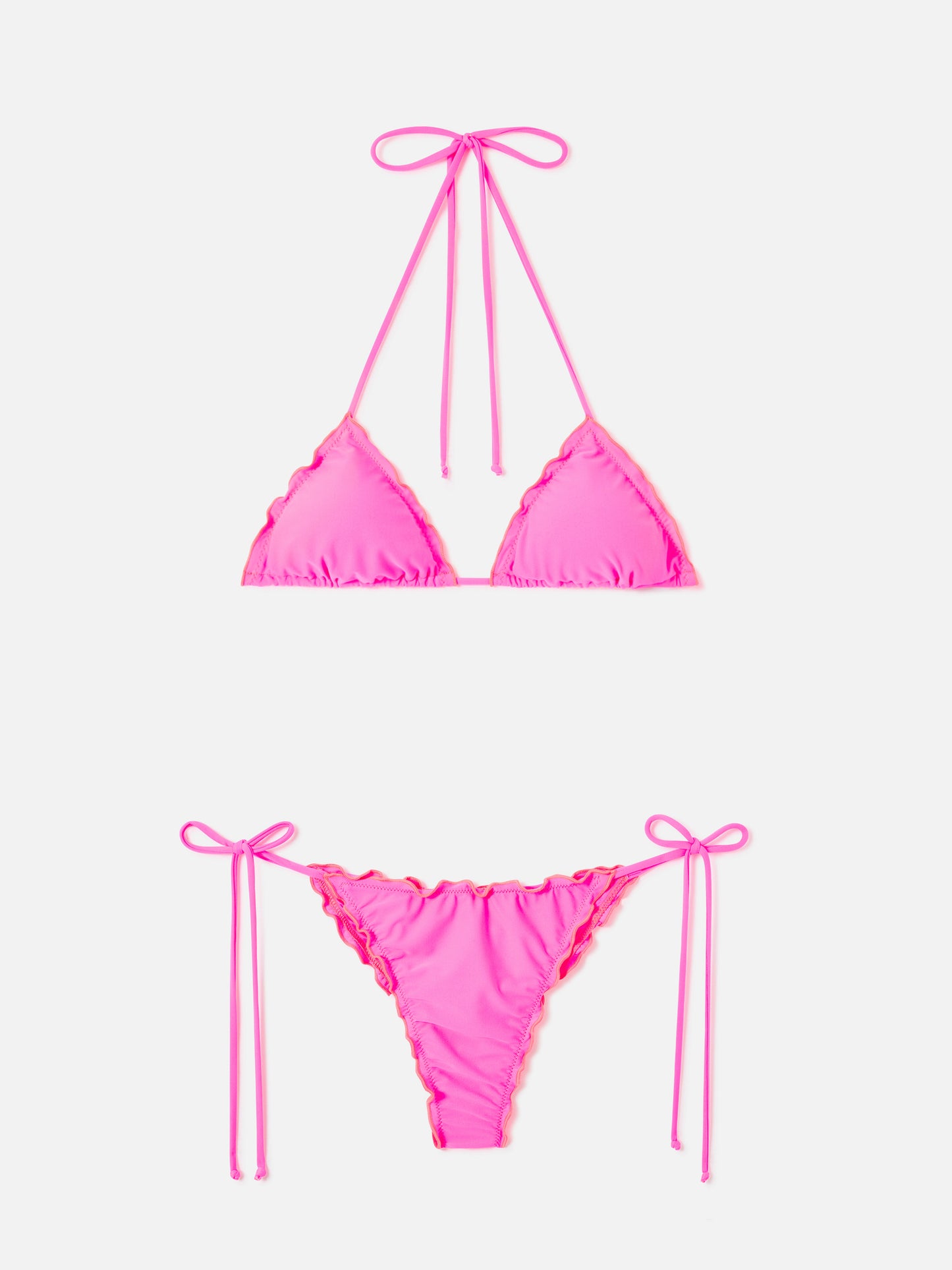 Bikini triangle Sagittarius Miami jaune fluo 