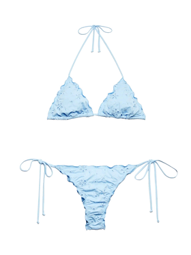 Sangallo light blue classic triangle bikini Sagittarius Miami - MC2 Saint Barth