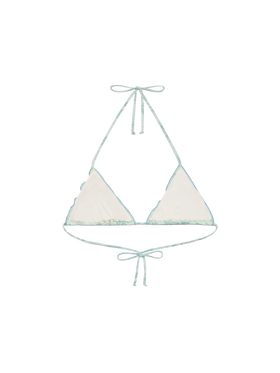 Sagittarius classic triangle top with floral print - MC2 Saint Barth