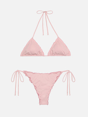 Sagittarius Miami classic triangle bikini in pink