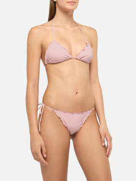 Sagittarius Miami classic triangle bikini in pink