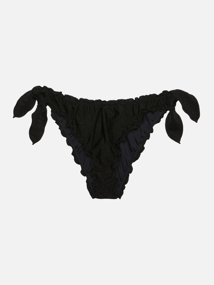 Moon slip mare classico in lurex color nero
