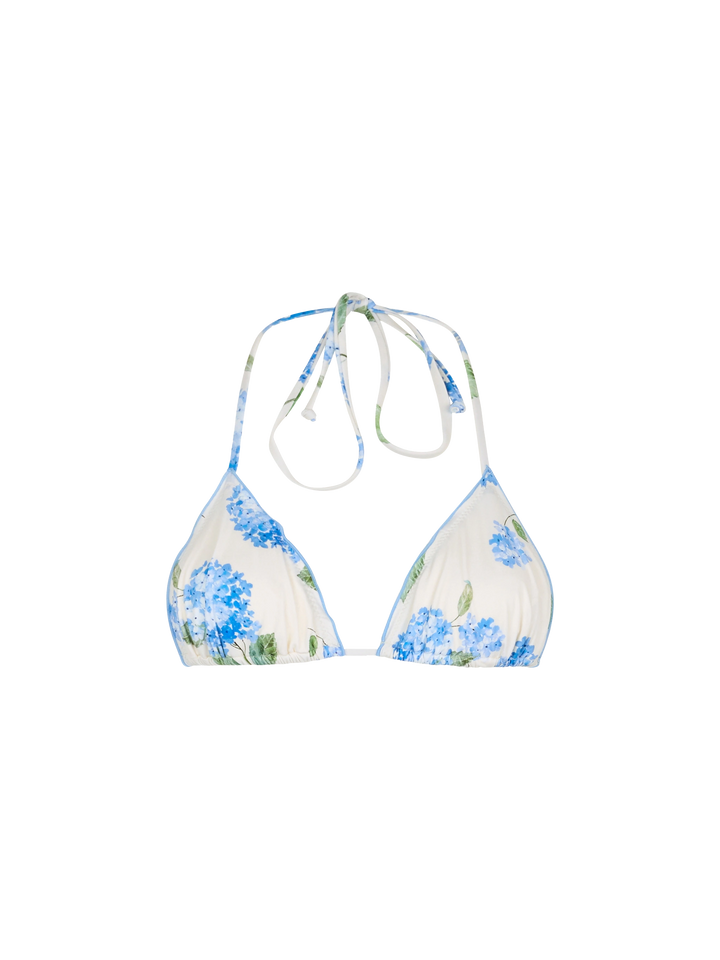 Sagittarius classic triangle top with floral print - MC2 Saint Barth