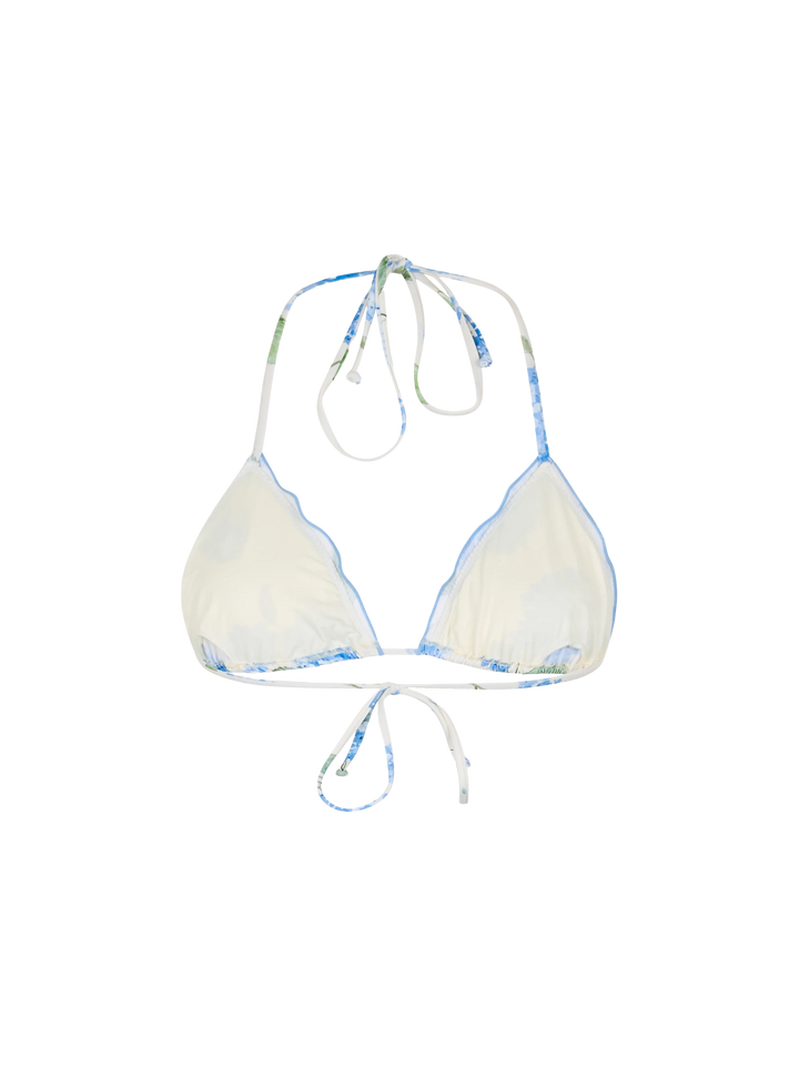 Woman flower classic triangle beach top Sagittarius - MC2 Saint Barth