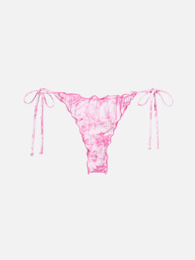 Slip mare Miami con stampa toile de jouy e taglio sgambato