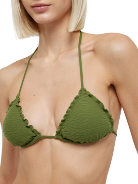 Sagittarius zebra embossed classic triangle top - MC2 Saint Barth