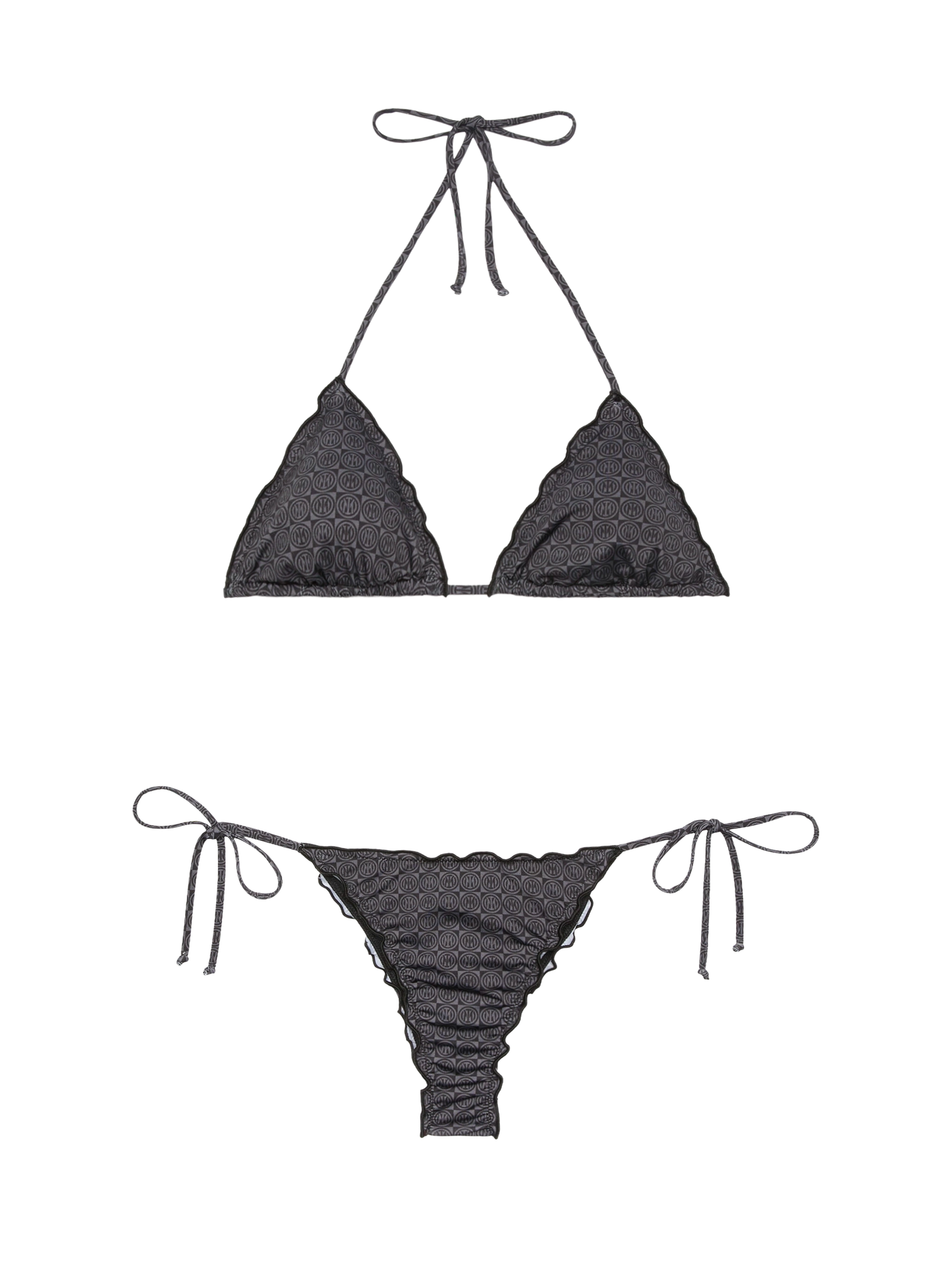 Classic triangle bikini Sagitami with Inter print | INTER FC SPECIAL EDITION - MC2 Saint Barth
