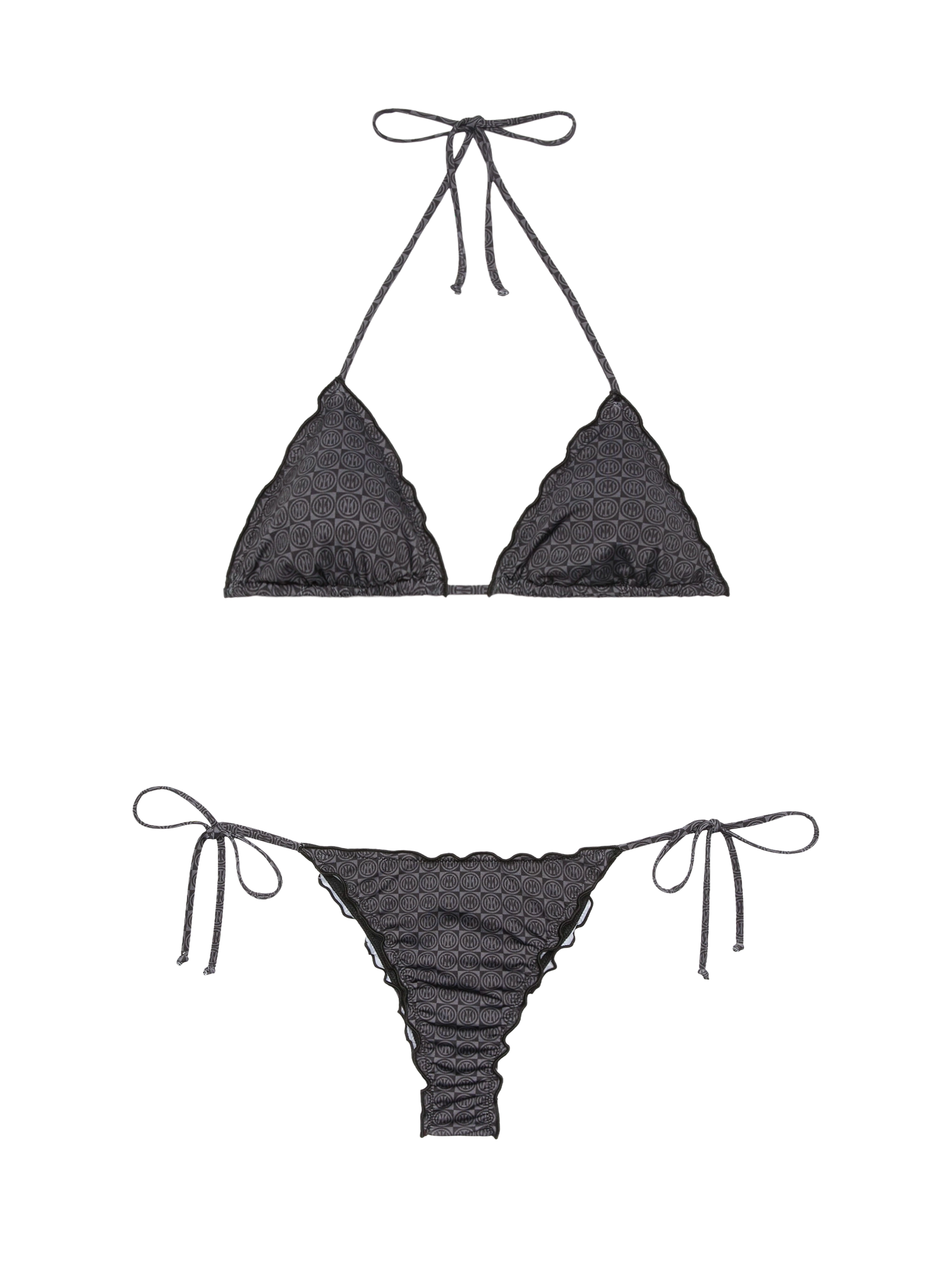 Classic triangle bikini Sagitami with Inter print | INTER FC SPECIAL EDITION - MC2 Saint Barth