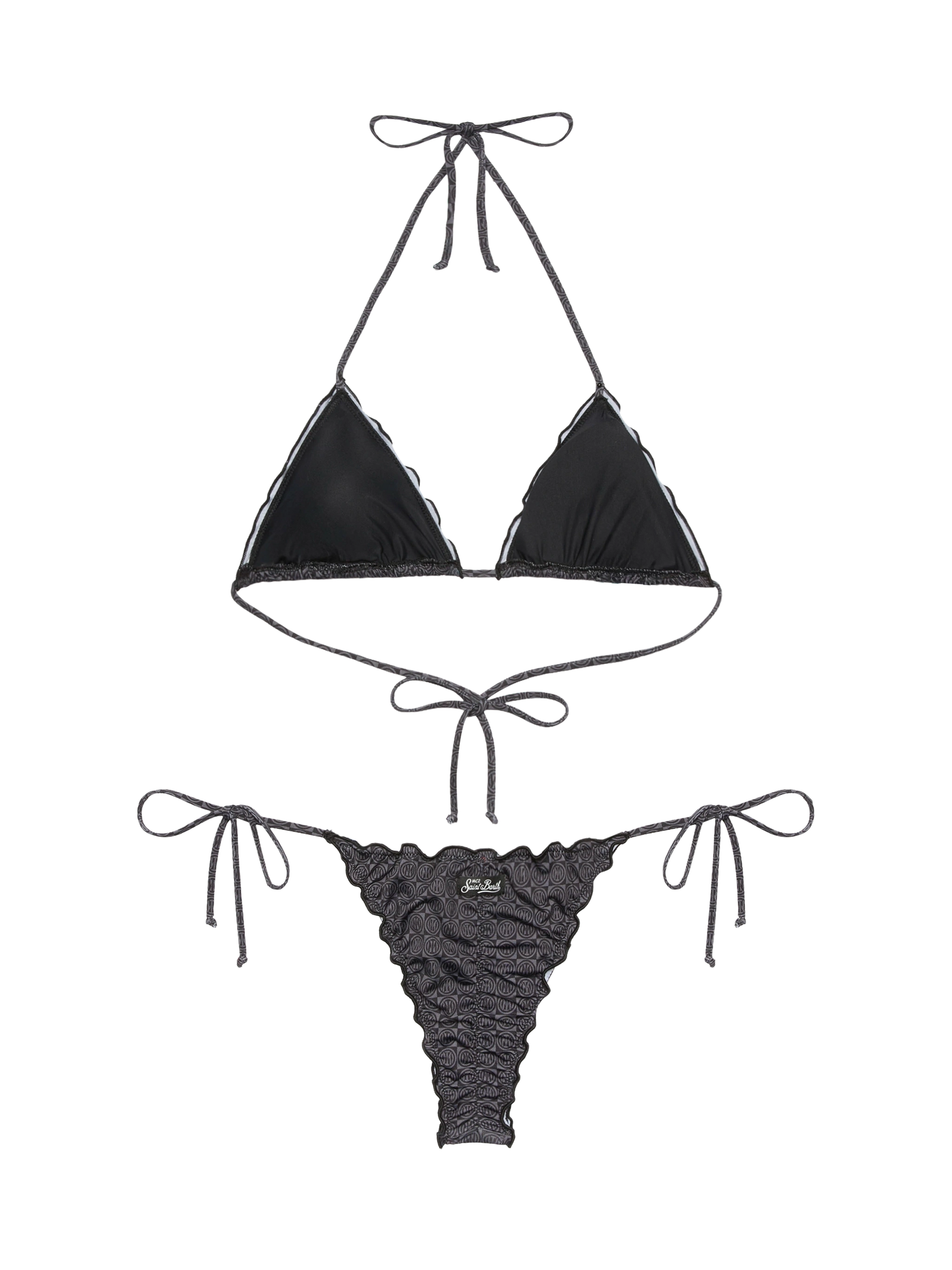 Classic triangle bikini Sagitami with Inter print | INTER FC SPECIAL EDITION - MC2 Saint Barth