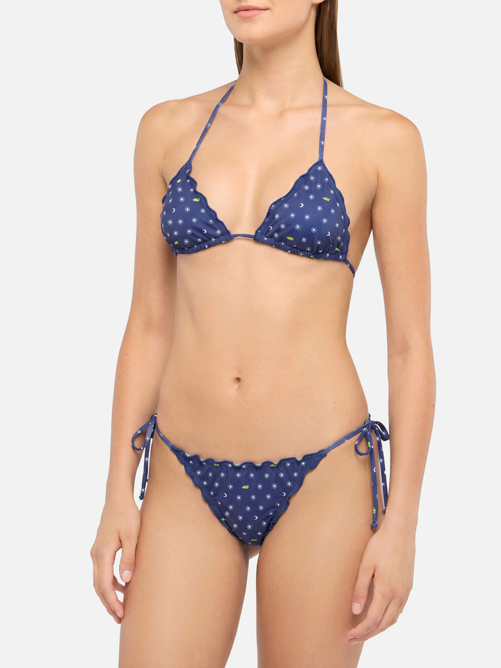 Bikini a triangolo Sagitami con stampa VR46 | VR46 SPECIAL EDITION