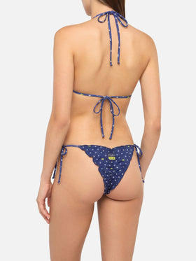 Bikini triangle Sagitami avec imprimé all-over VR46 | VR46 SPECIAL EDITION 