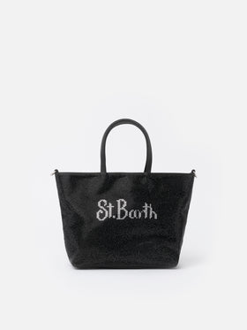Strass Mini Bag with black rhinestone - MC2 Saint Barth