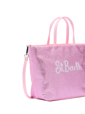 Strass Mini Bag with pink rhinestones - MC2 Saint Barth