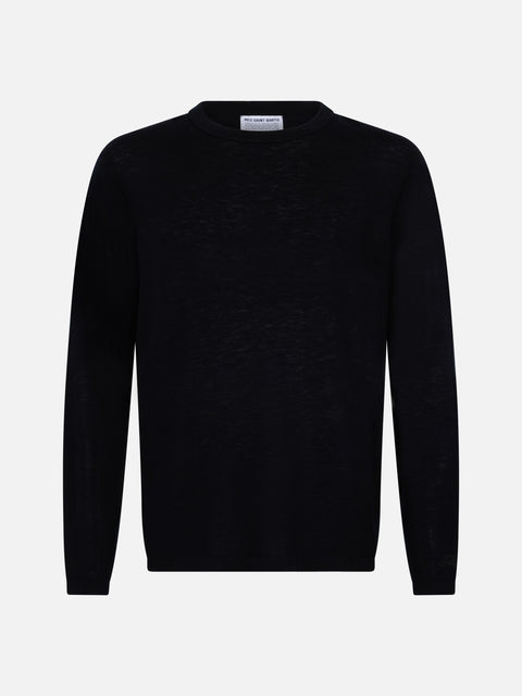 Man black cashmere blend t-shirt Scott - MC2 Saint Barth