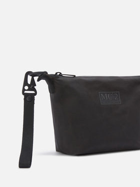 Schwarzes nahtloses gewachstes pouch 
