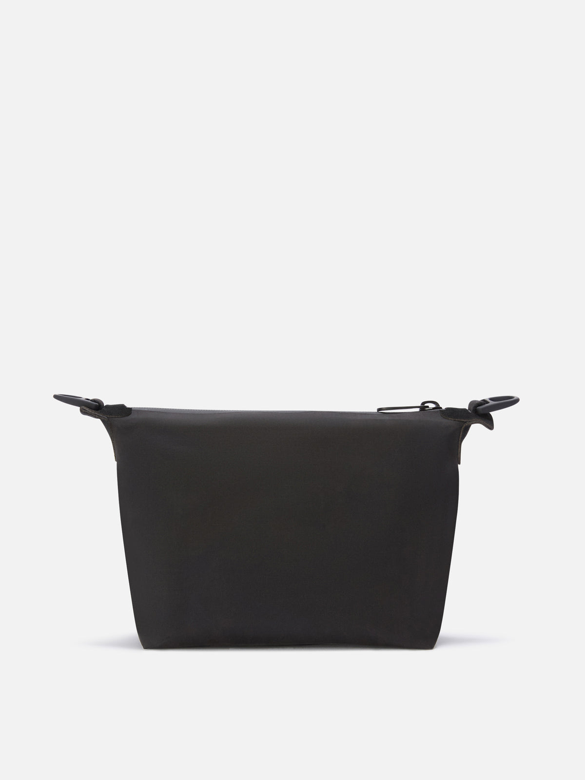 Schwarzes nahtloses gewachstes pouch 