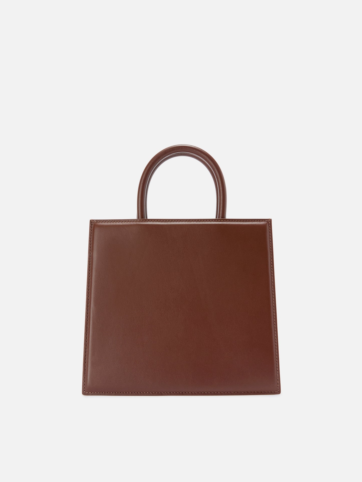 Shopper Bag Midi aus braunem Leder 