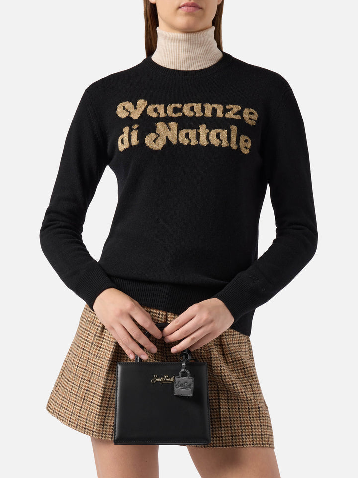 Shop Bag Mini Handbag in black leather