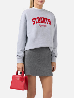 Mini-Handtasche aus rotem Leder