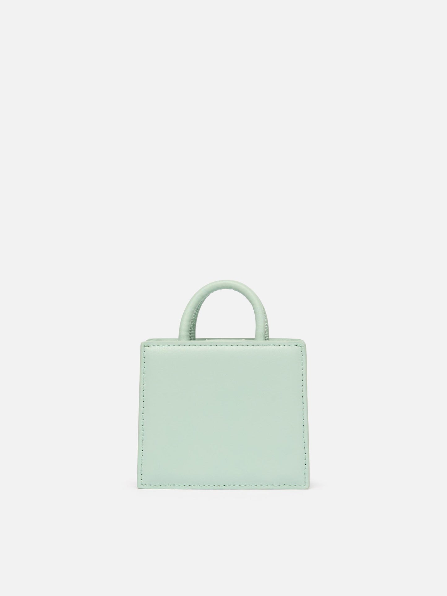 Shop Bag Micro in sage green leather
