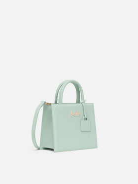 Shop Bag Mini in sage green leather