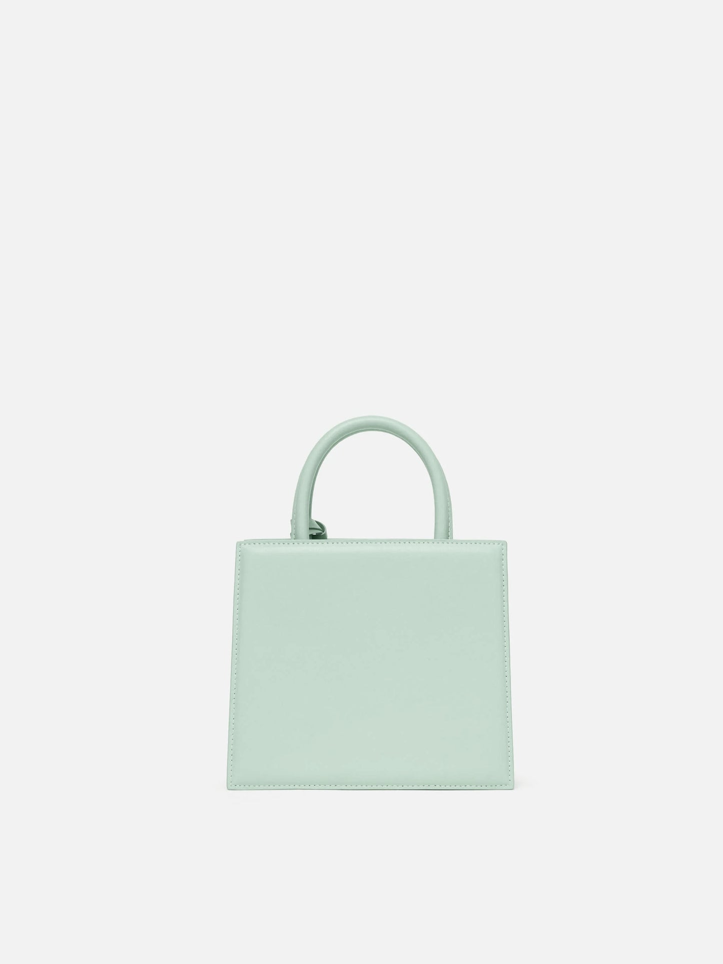 Shop Bag Mini in sage green leather