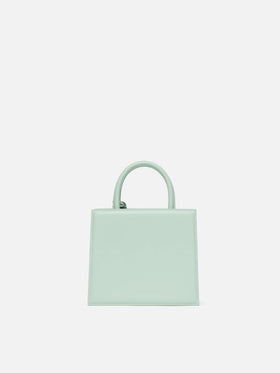 Shop Bag Mini in sage green leather